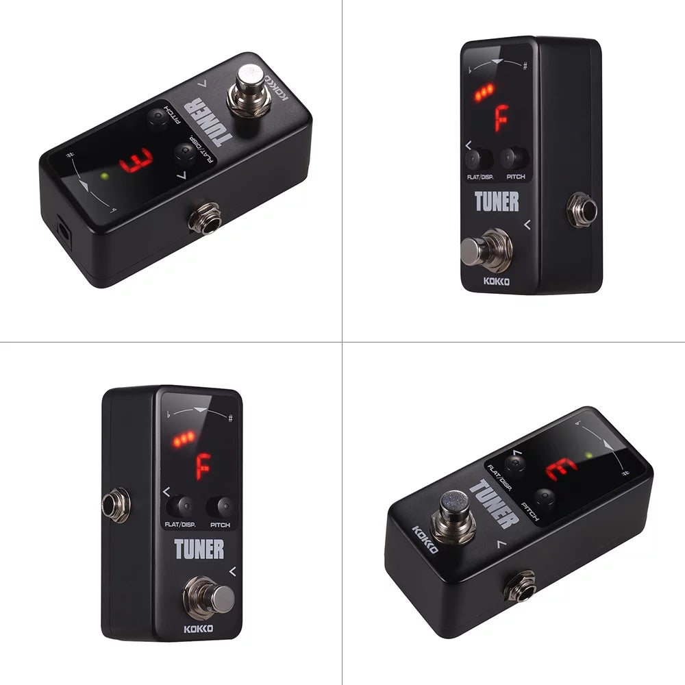 Chromatic Guitar Tuner Pedal with LED Display and True Bypass R7292