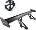 Wing Spoiler 43.3" Single Deck Adjustable Angle Universal Lightweight Aluminum Rear Spoiler Pack of 2 P64751
