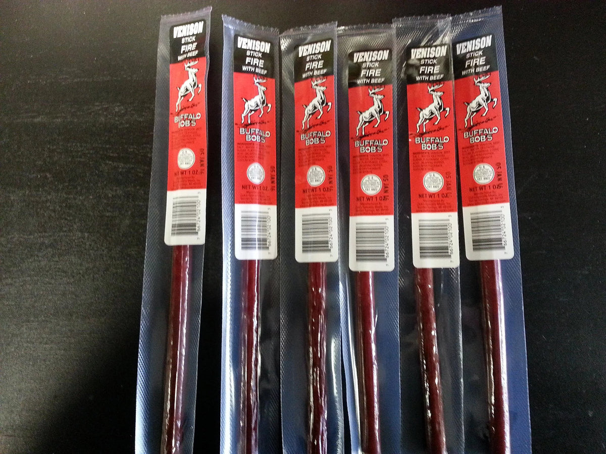 Buffalo Meat Sticks Assorted 6 Pack C9388