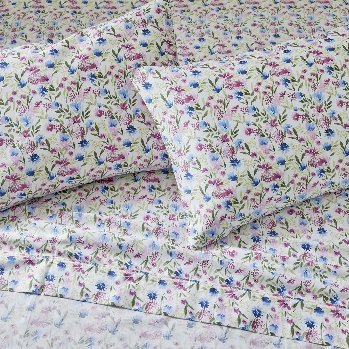 100% Cotton Sateen 300 Thread Count Queen Sheet Set W558
