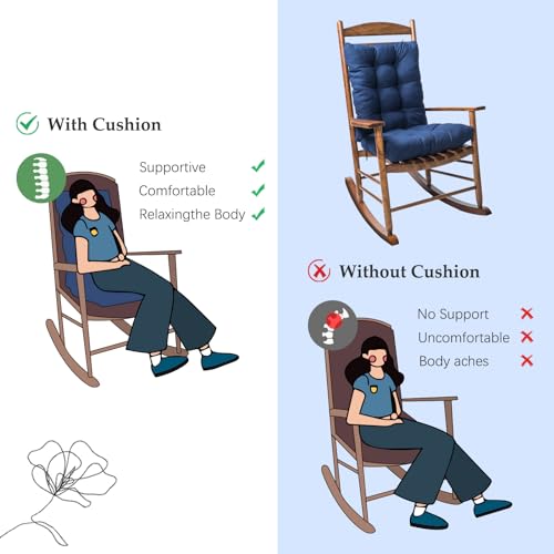 Burgundy High Back Chair Cushion E852