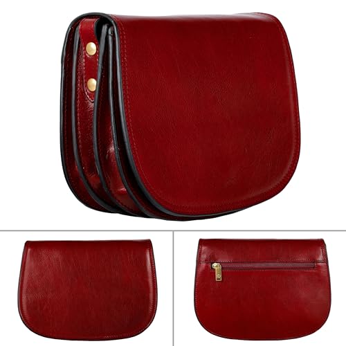 Leather Cross Body Bag V7550