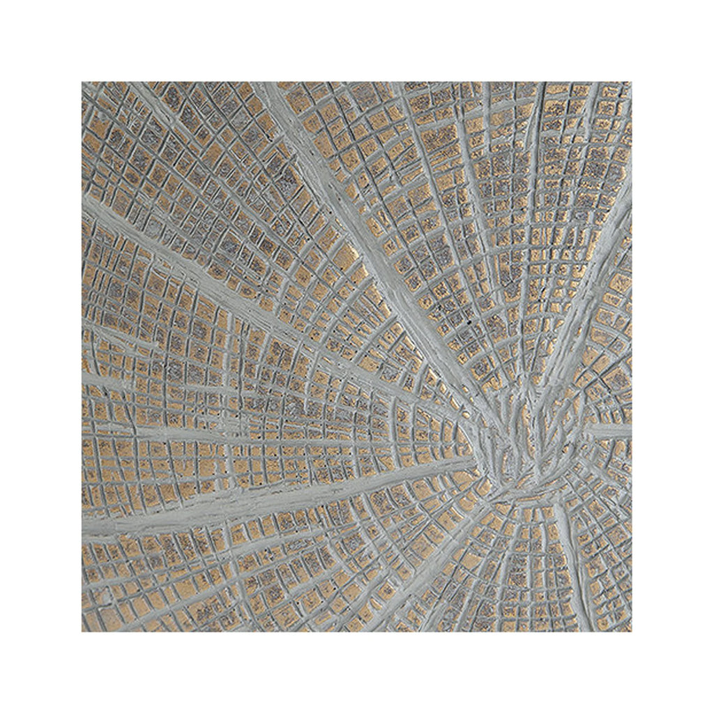 Contemporary Starburst Patterned Polyresin Vase W583