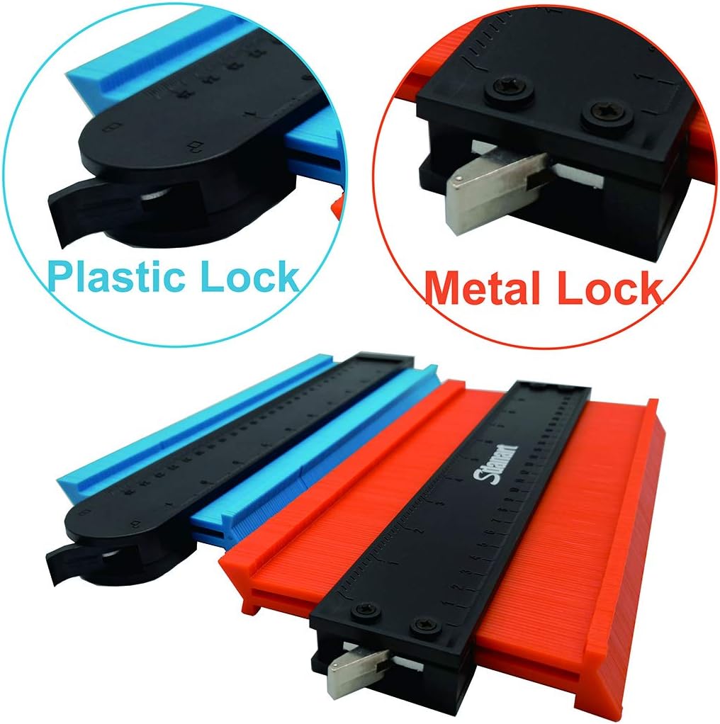 Contour Gauge with Lock, 10 Inch Profile Gauge Duplicator Tool Q70804