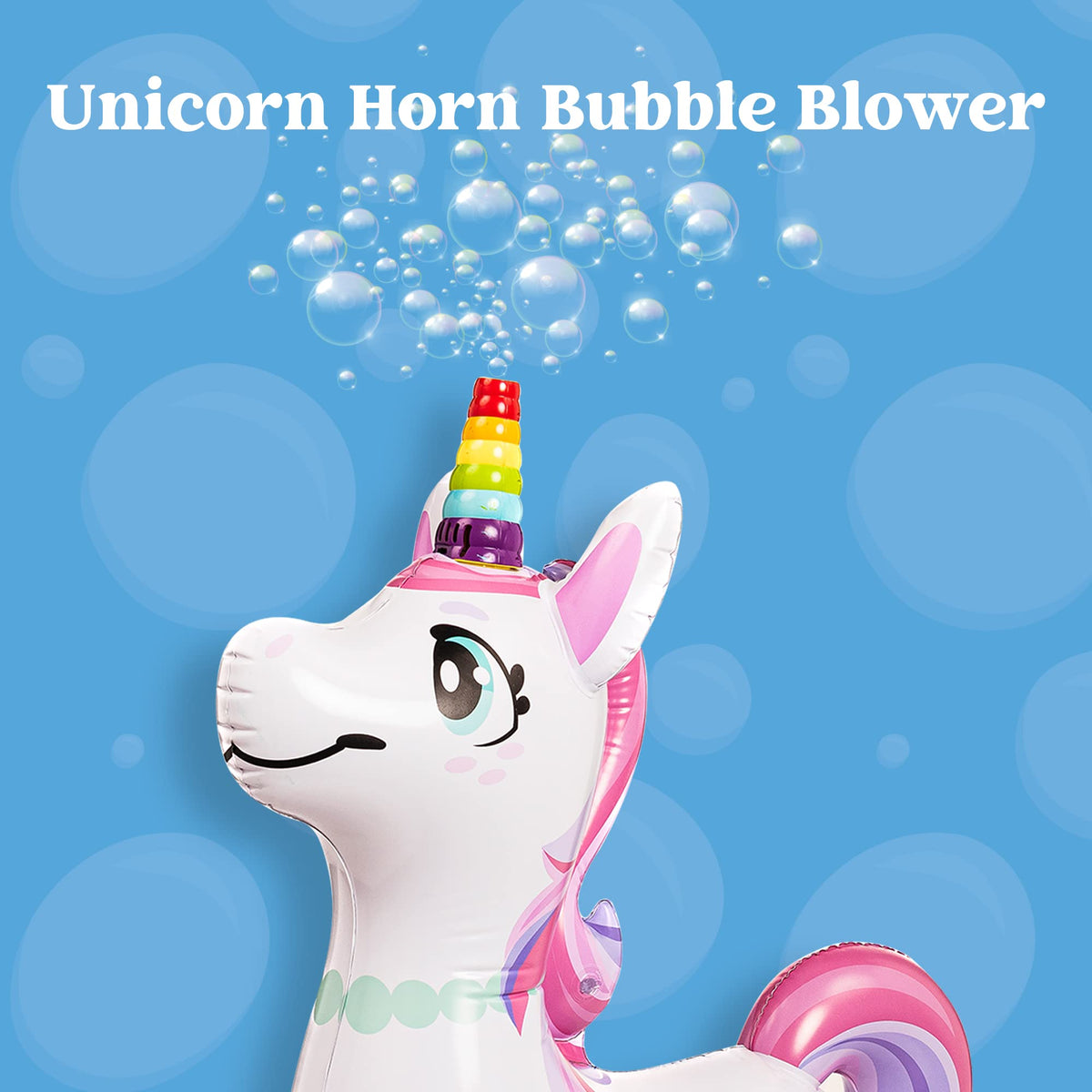 Inflatable Automatic Bubble Machine with Bubble Solution B2658