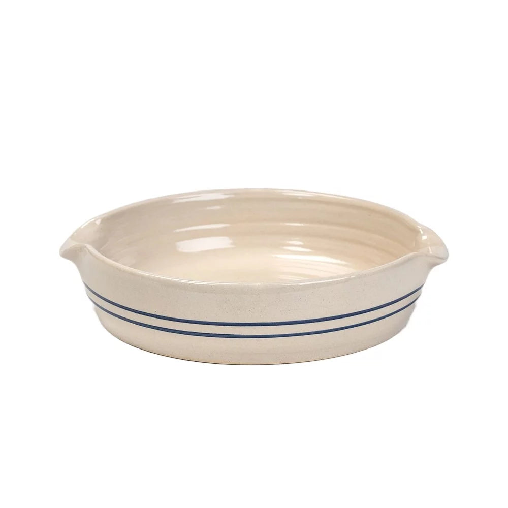 Handmade Stoneware Cornbread Pan K75413