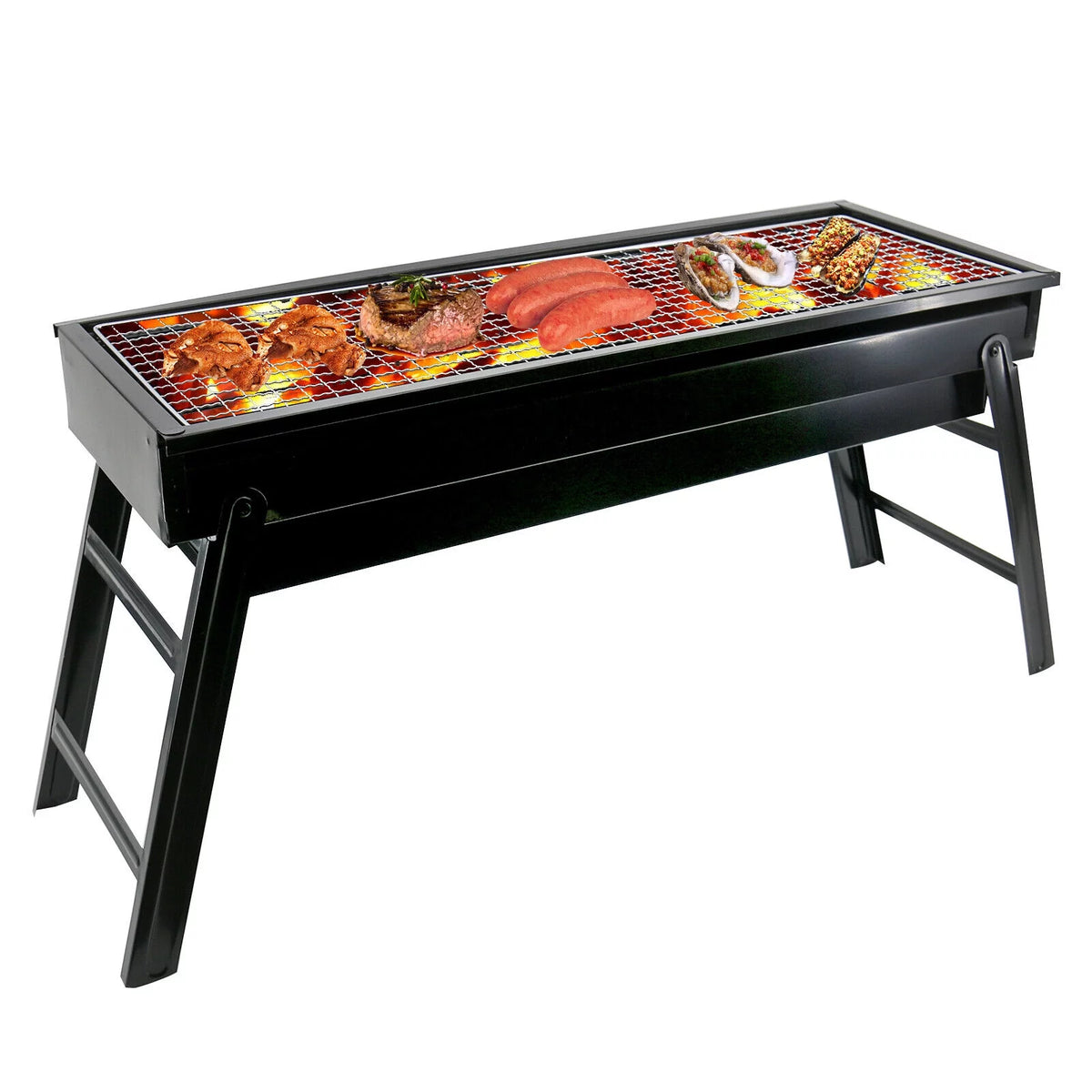 Portable Charcoal Stainless Steel BBQ Grill U313