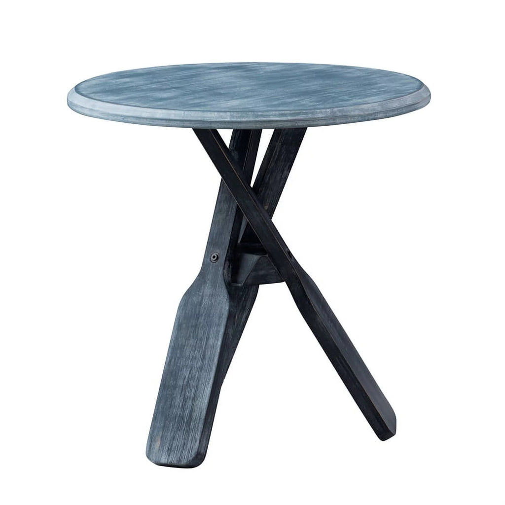 Gray Wood Side Table O413