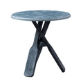 Gray Wood Side Table O413