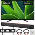 32-inch HD LED HDR TV with Soundbar and Wall Mount E877671