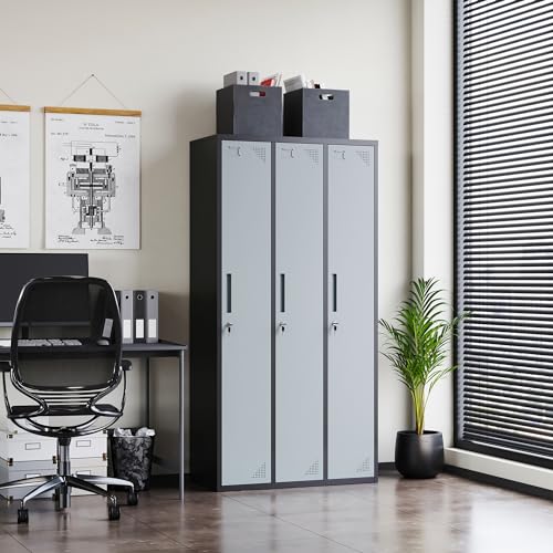 71" Steel Lockable Storage Cabinet with 4 Door W20034