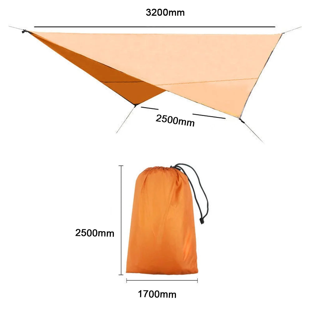 Waterproof Shade Sail Oxford Cloth Awning Canopy W795848