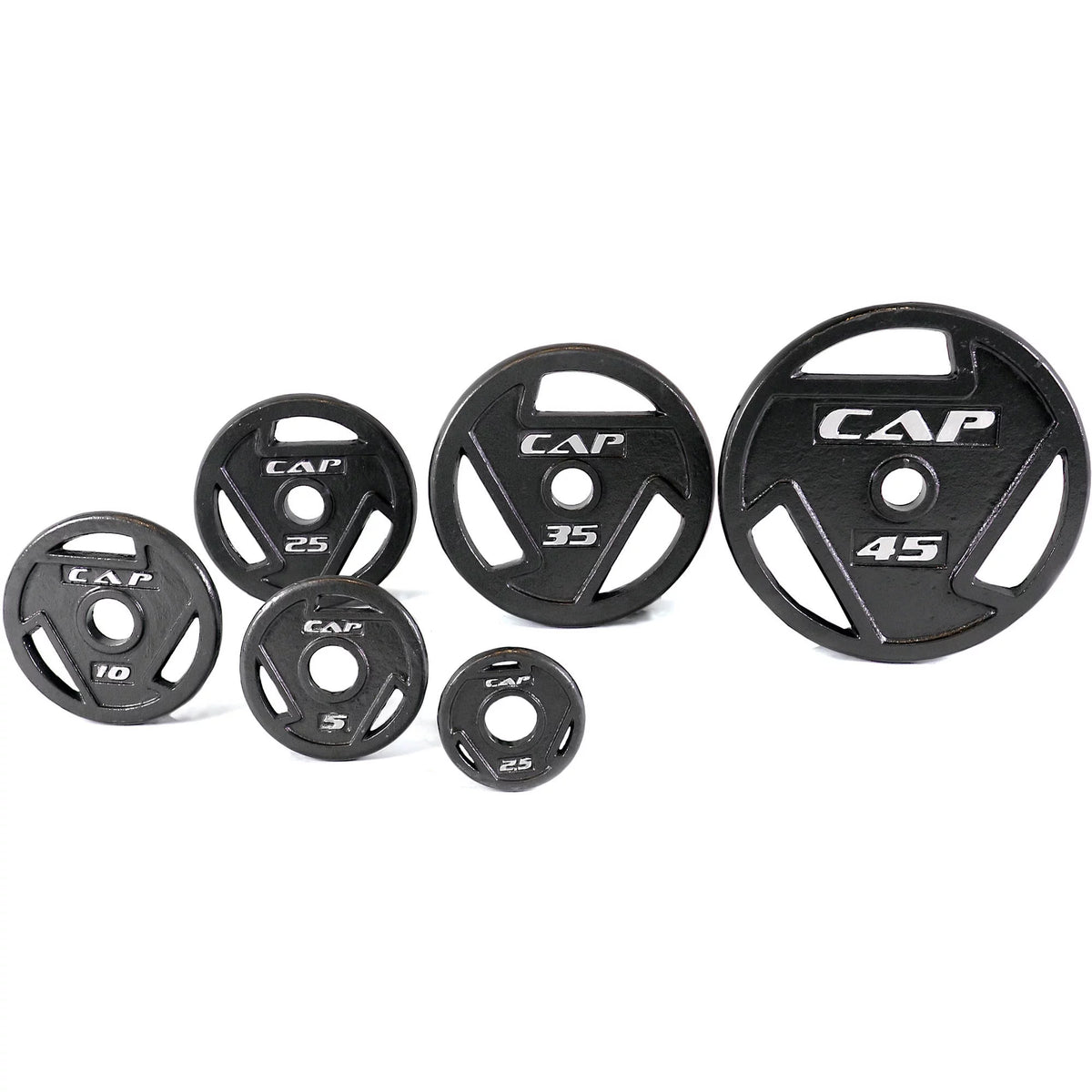 2.5lb Black Olympic Grip Plate Q11553