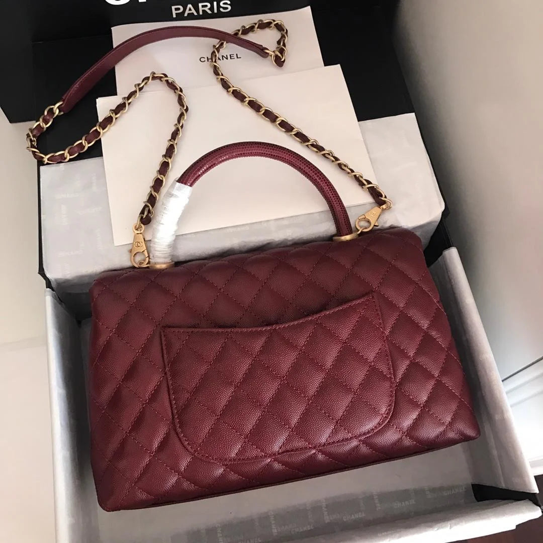 Dark Red Handbag L469481