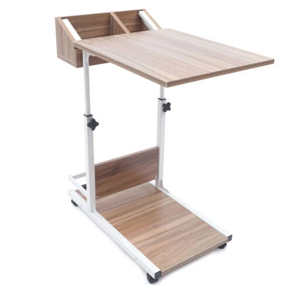 Adjustable C Table with Wheels W803