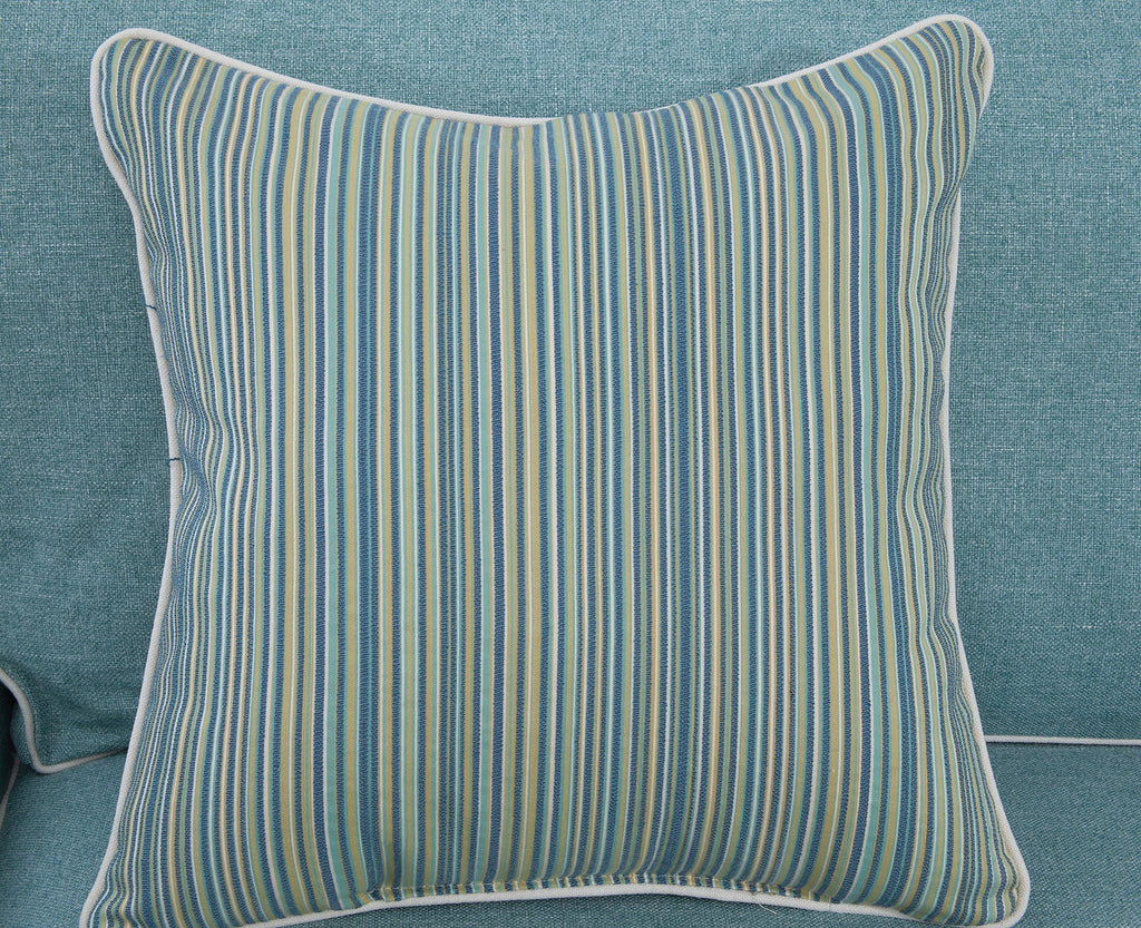 Aqua Loveseat with Four Accent Pillows N87058