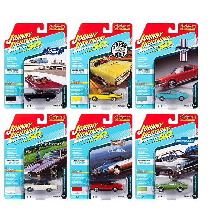 1/64 Diecast Cars Set of 6 V169908