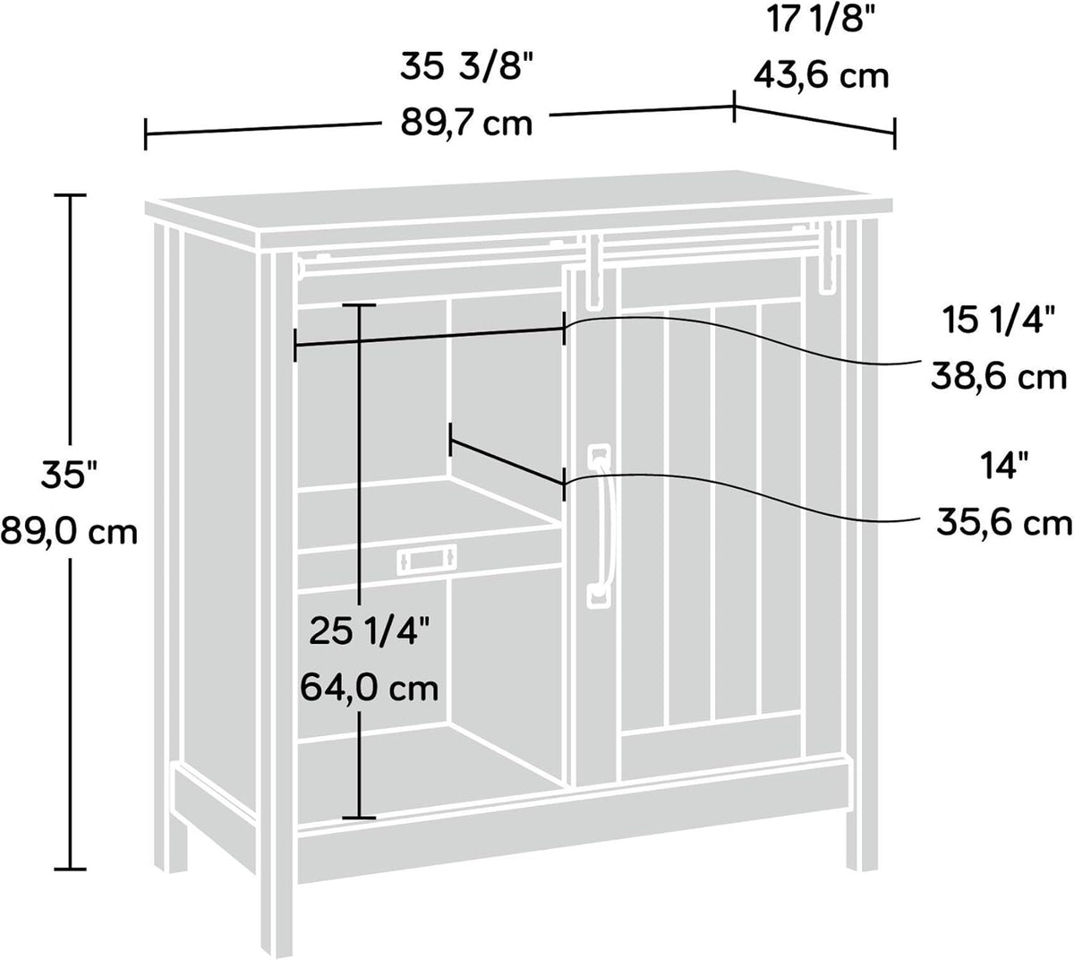 Craftsman Oak Storage Cabinet N4841
