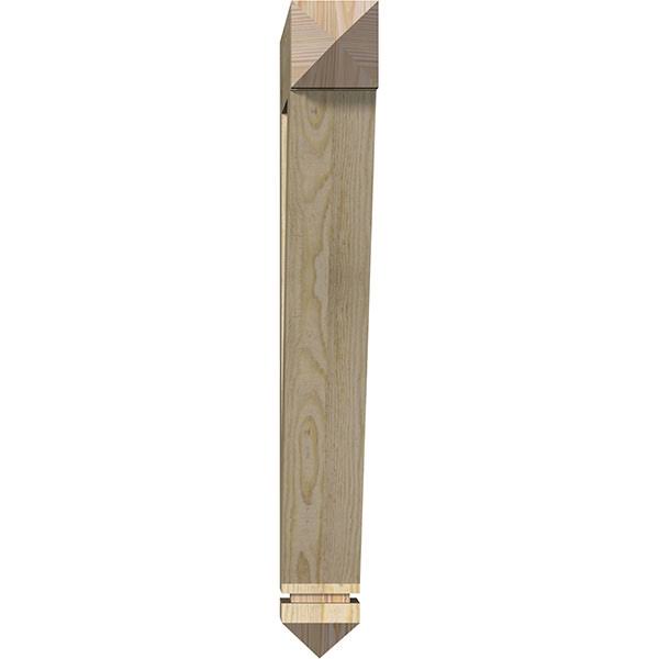 Traditional Arts & Crafts Rough Sawn Douglas Fir Bracket P5298