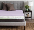 Queen 2 inch Lavender Memory Foam Mattress Topper A437