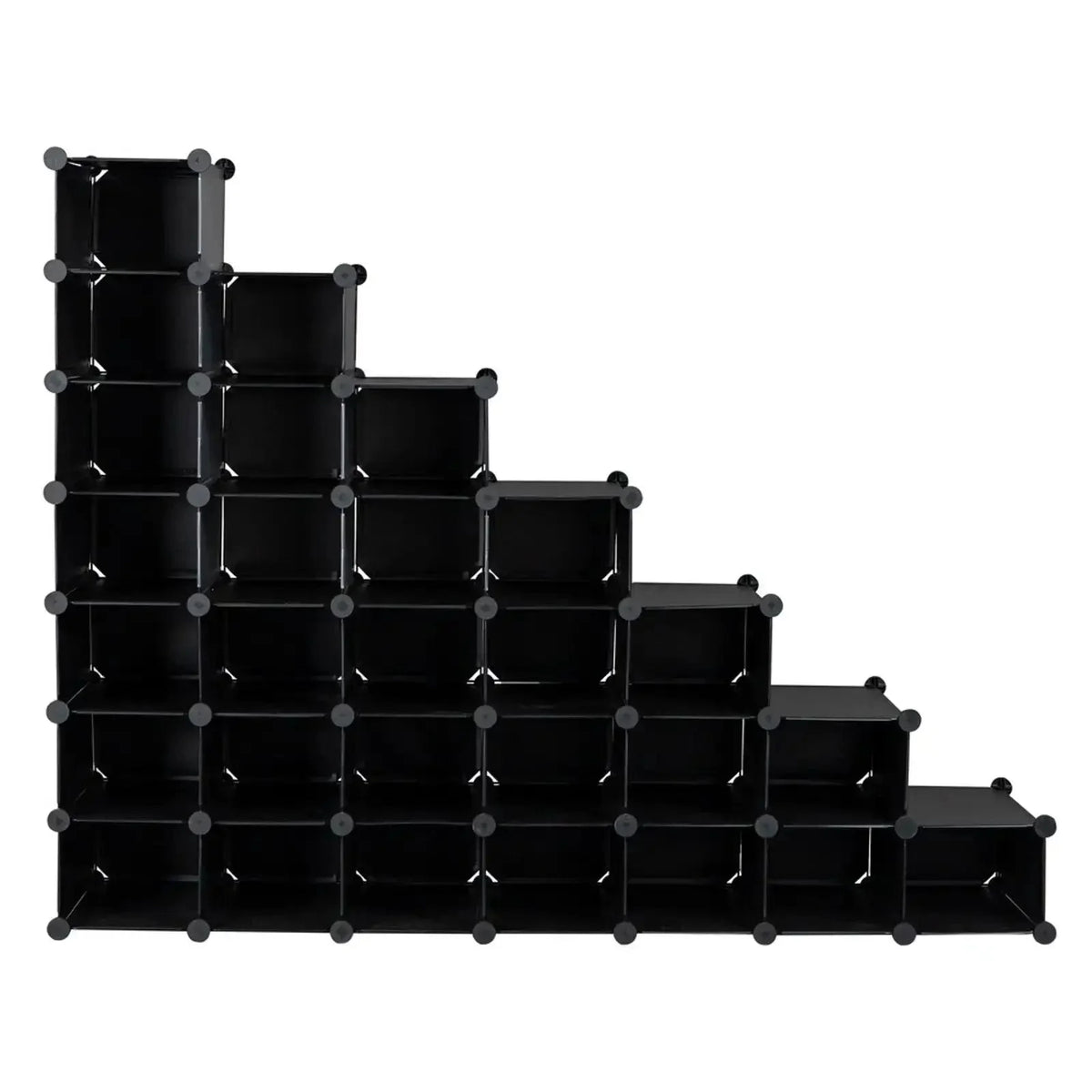 7-Tier 28-Pair Plastic Shoe Rack Y775