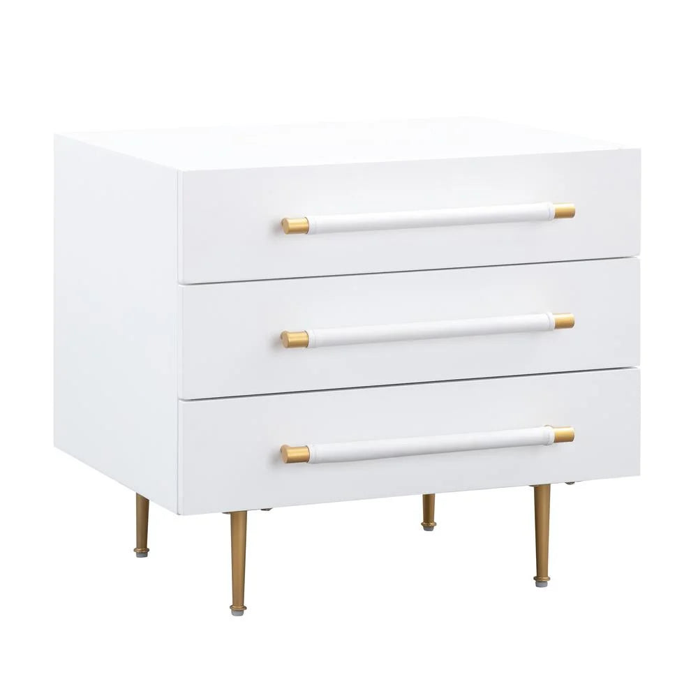 White Nightstand L6103