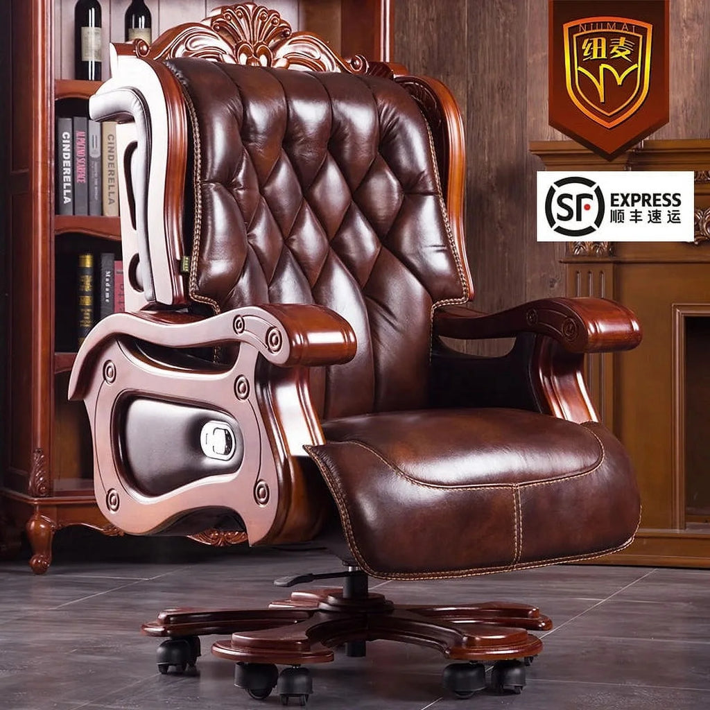 Foldable Swivel Leather Lounge Recliner X4176