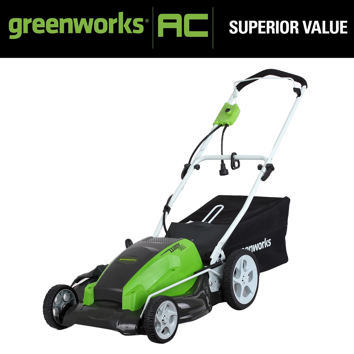 21 Amp Corded Electric Walk-Behind Push Lawn Mower G176