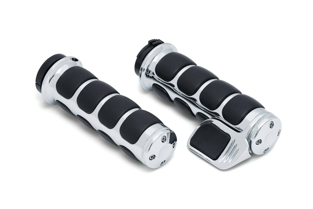 Chrome ISO-grip for Dual Cable Throttle Z357