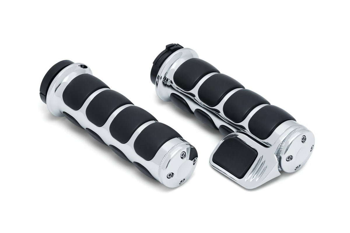 Chrome ISO-grip for Dual Cable Throttle Z357